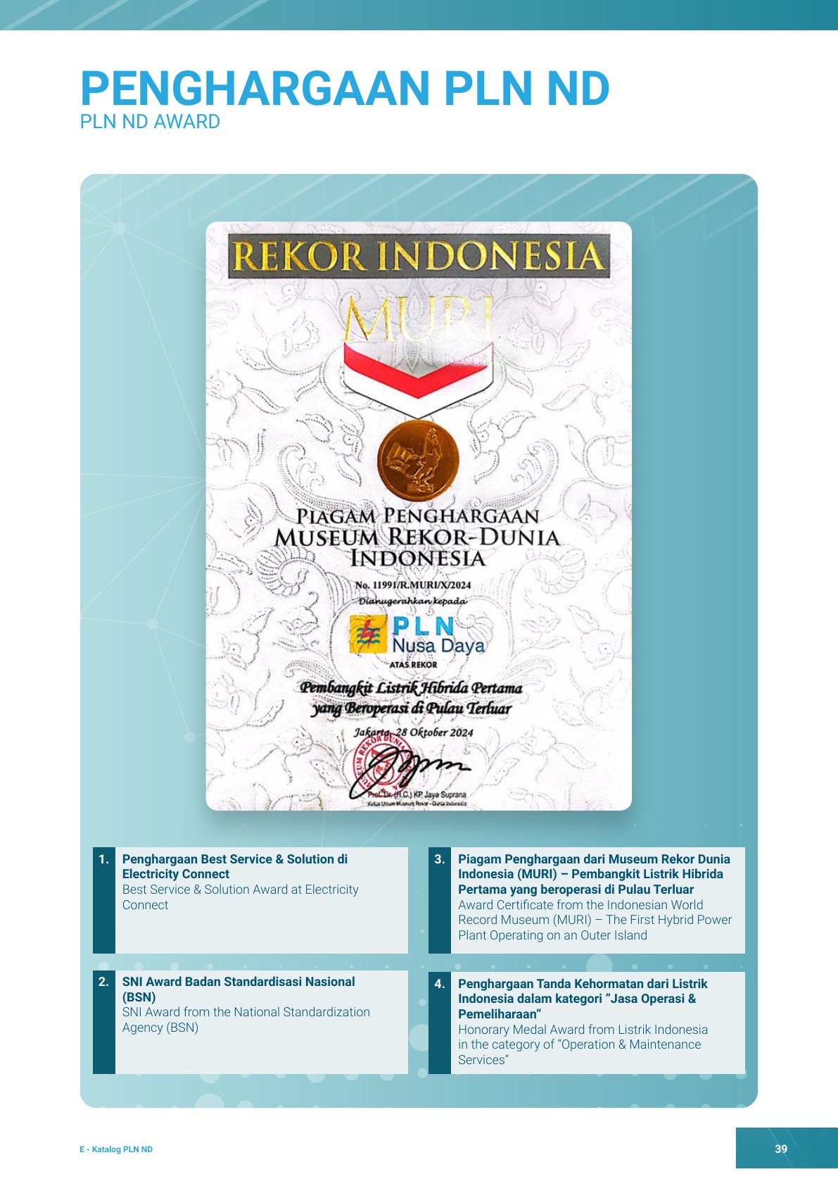 Company Profile PLN Nusa Daya, halaman 42